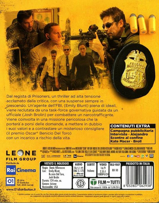 Sicario di Denis Villeneuve - Blu-ray - 2