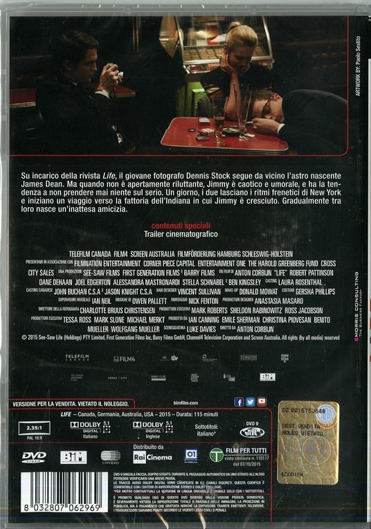 Life di Anton Corbijn - DVD - 2