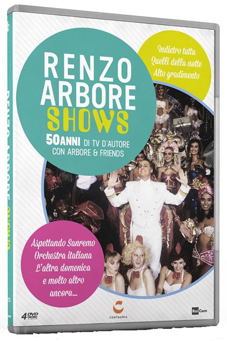 Renzo Arbore Shows. 50 anni di TV d'autore con Arbore & Friends (4 DVD) - DVD