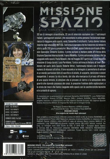 Missione Spazio. Alla scoperta del mondo degli astronauti (4 DVD) di Marco Lorenzo Maiello - DVD - 2