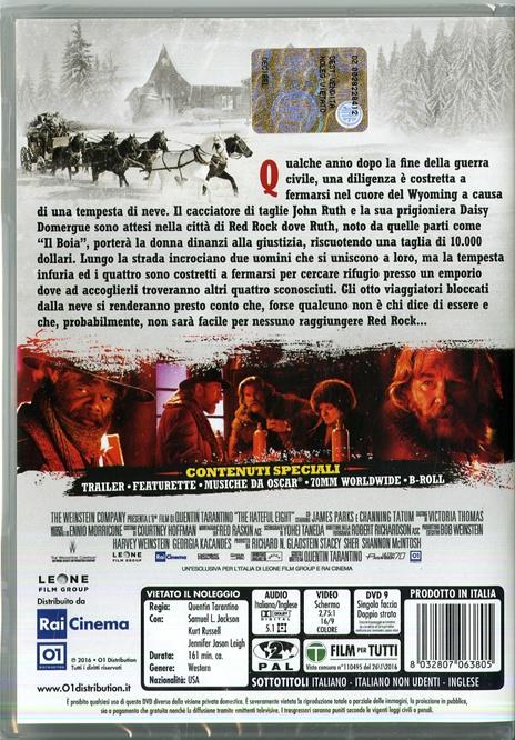 The Hateful Eight di Quentin Tarantino - DVD - 8