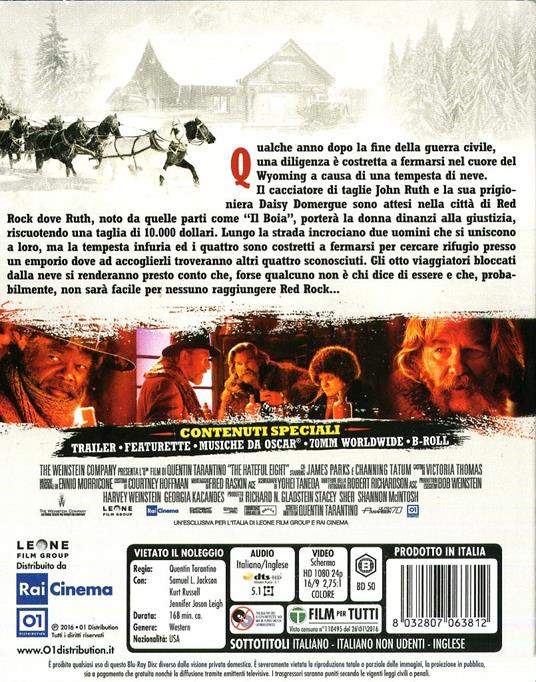 The Hateful Eight (Blu-ray) di Quentin Tarantino - Blu-ray - 8