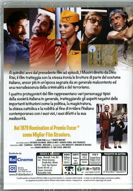 I nuovi mostri di Mario Monicelli,Ettore Scola,Dino Risi - DVD - 2