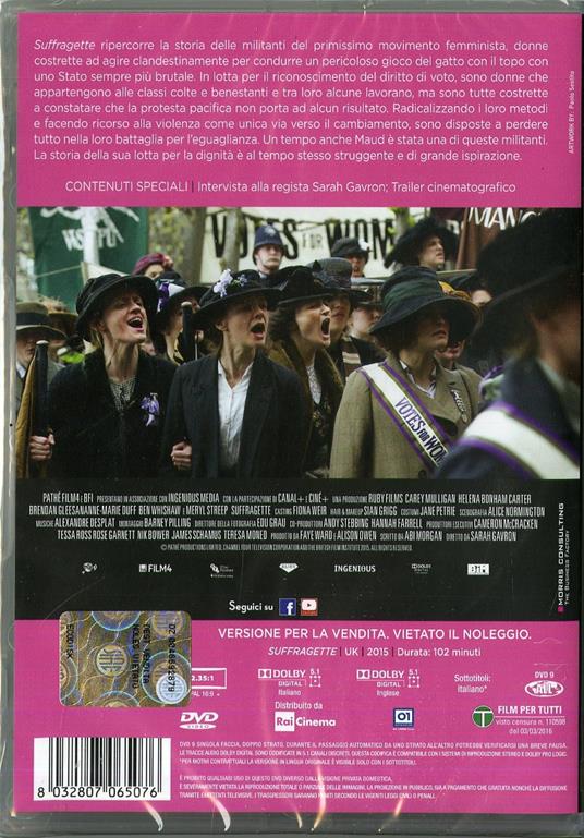 Suffragette di Sarah Gavron - DVD - 10
