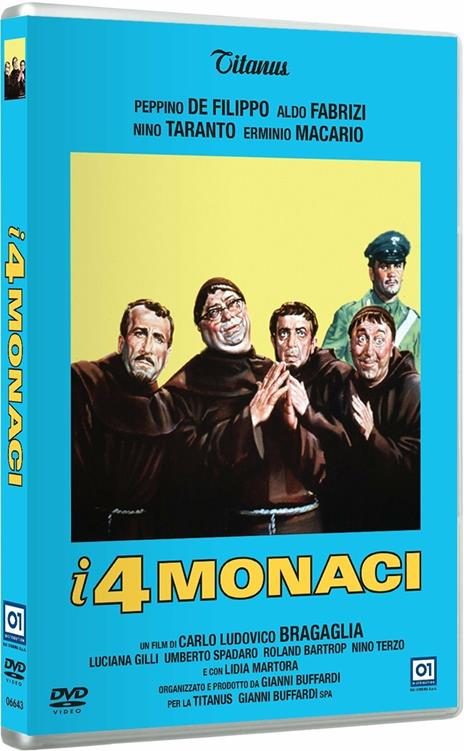 I quattro monaci di Carlo Ludovico Bragaglia - DVD