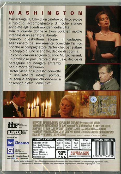 The Walker di Paul Schrader - DVD - 2
