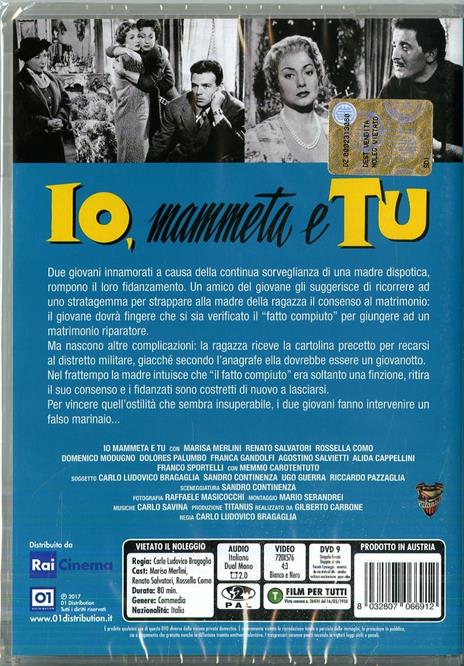 Io, mammeta e tu di Carlo Ludovico Bragaglia - DVD - 2