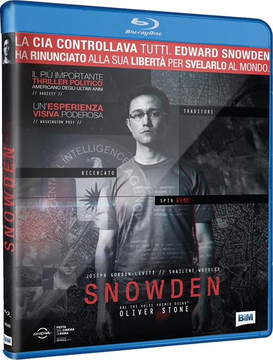 Snowden (Blu-ray) di Oliver Stone - Blu-ray