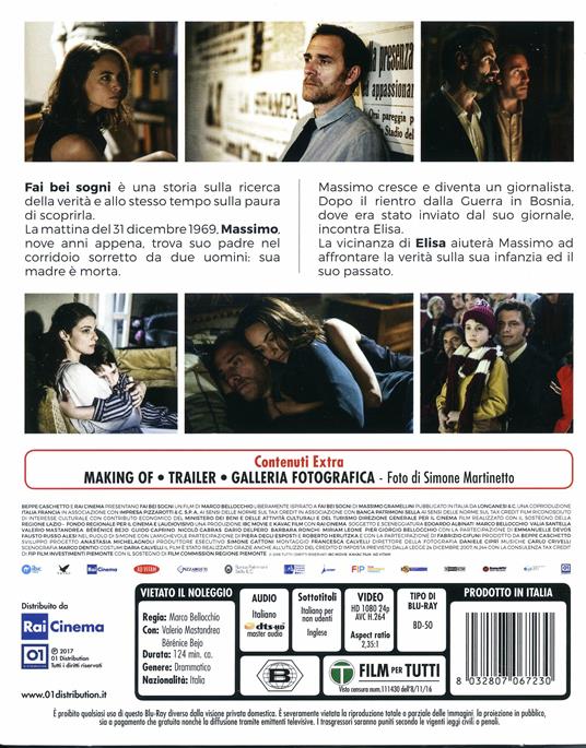 Fai bei sogni (Blu-ray) di Marco Bellocchio - Blu-ray - 12