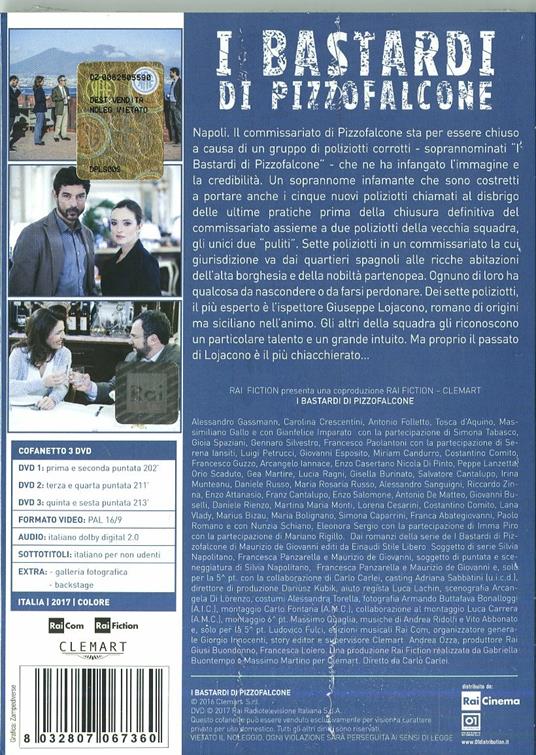 I bastardi di Pizzofalcone. Serie TV ita (3 DVD) di Carlo Carlei - DVD - 2