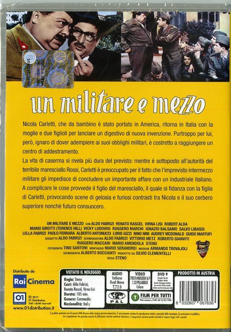 Un militare e mezzo (DVD) di Steno - DVD - 2