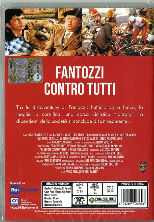 Fantozzi contro tutti (DVD) di Paolo Villaggio,Neri Parenti - DVD - 2