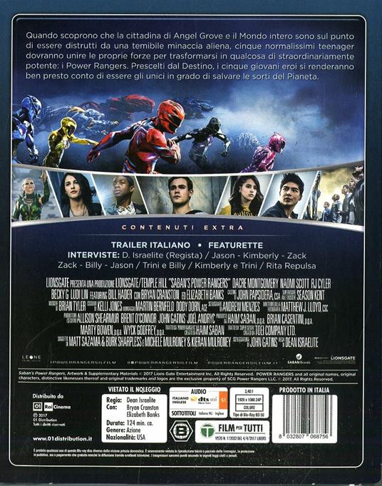 Power Rangers (Blu-ray) di Dean Israelite - Blu-ray - 9