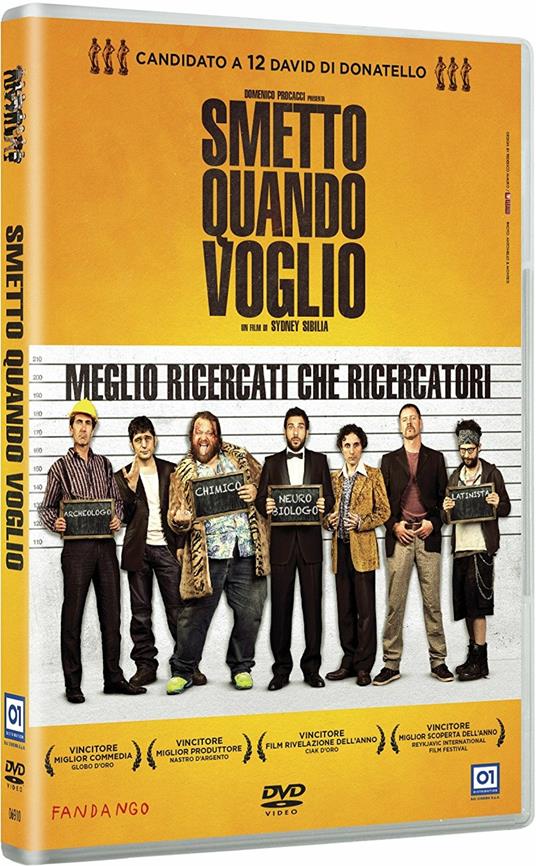 Smetto quando voglio. New Edition (DVD) di Sydney Sibilia - DVD