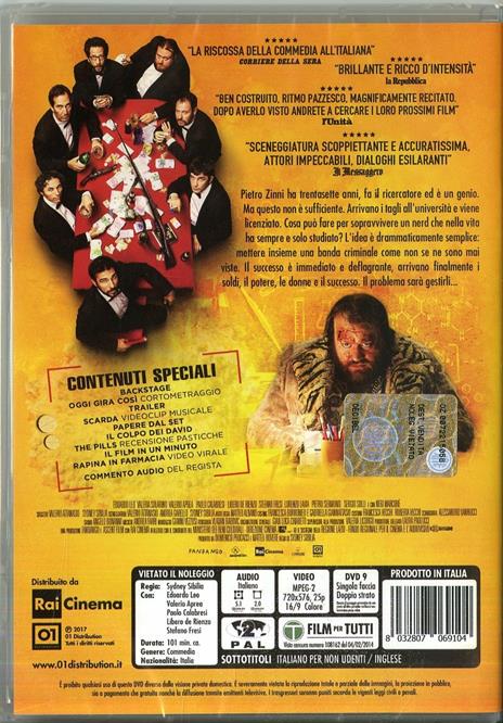 Smetto quando voglio. New Edition (DVD) di Sydney Sibilia - DVD - 2