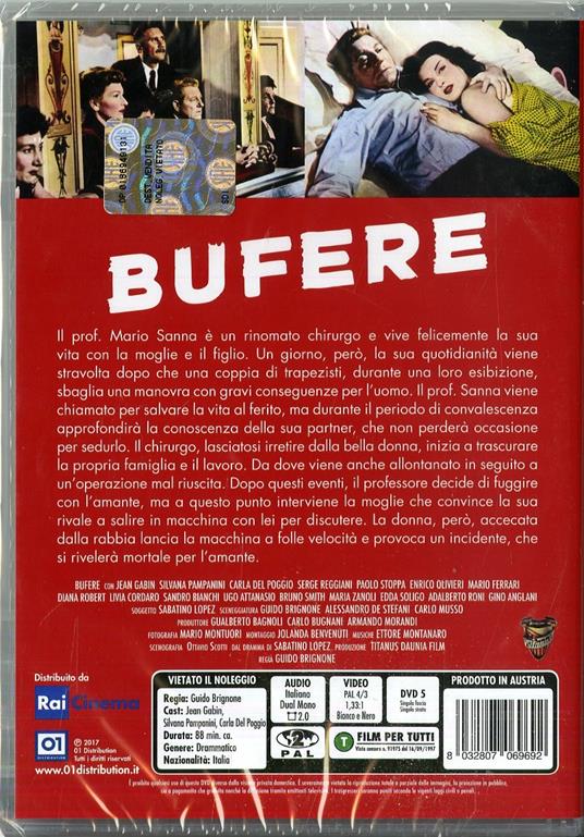 Bufere (DVD) di Guido Brignone - DVD - 2