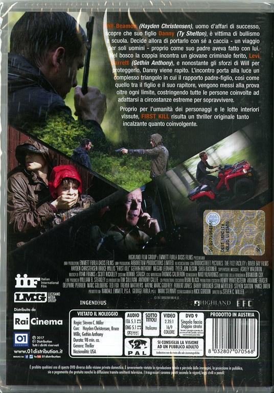 First Kill (DVD) di Steven C. Miller - DVD - 2