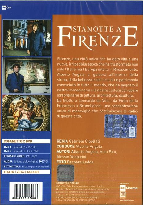 Stanotte a Firenze (2 DVD ) di Gabriele Cipolliti - DVD - 2