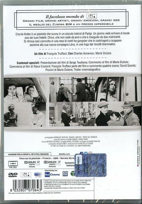 Tirate sul pianista (DVD) di François Truffaut - DVD - 2