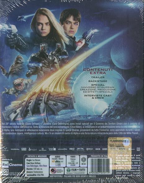 Valerian e la città dei mille pianeti. Con Steelbook (Blu-ray) di Luc Besson - Blu-ray - 10