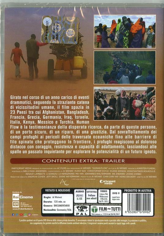 Human Flow (DVD) di Weiwei Ai - DVD - 2
