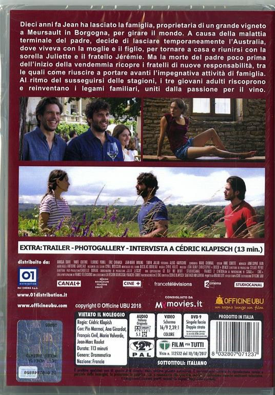 Ritorno in Borgogna (DVD) di Cédric Klapisch - DVD - 2