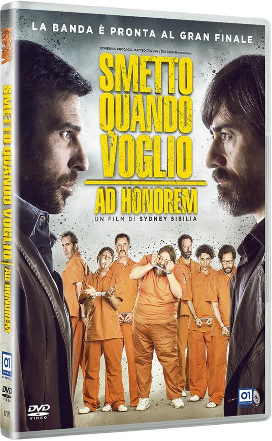 Smetto quando voglio. Ad honorem (DVD) di Sydney Sibilia - DVD