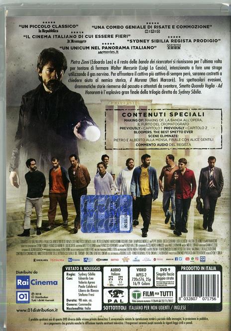 Smetto quando voglio. Ad honorem (DVD) di Sydney Sibilia - DVD - 5