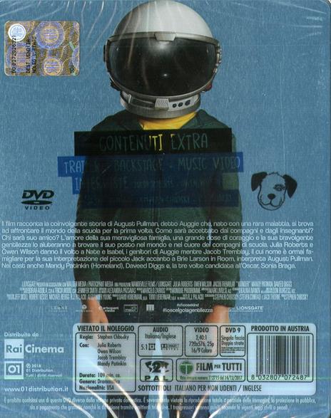 Wonder. Con steelbook (DVD) di Stephen Chbosky - DVD - 6