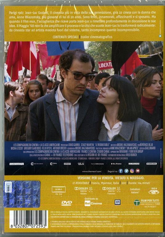 Il mio Godard (DVD) di Michel Hazanavicius - DVD - 2