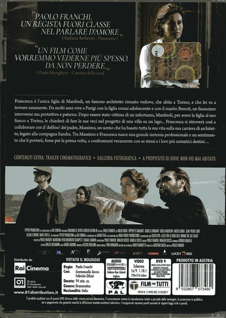 Dove non ho mai abitato (DVD) di Paolo Franchi - DVD - 2