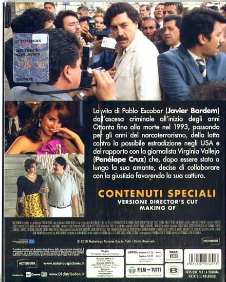 Escobar. Il fascino del male. Special Edition (Blu-ray) di Fernando León de Aranoa - Blu-ray - 2