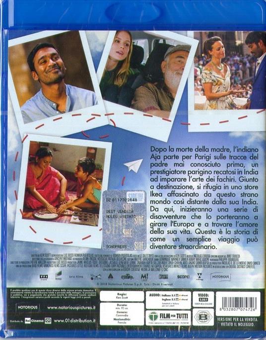 L' incredibile viaggio del fachiro (Blu-ray) di Ken Scott - Blu-ray - 2