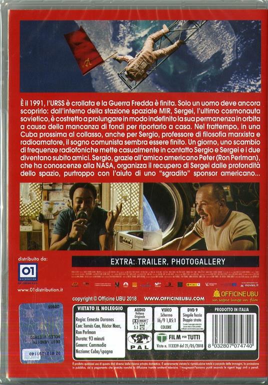 Sergio e Sergej. Il professore e il cosmonauta (DVD) di Ernesto Daranas - DVD - 2