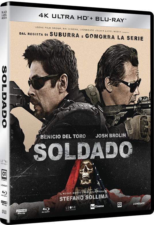 Soldado (Blu-ray + Blu-ray 4K Ultra HD) di Stefano Sollima - Blu-ray + Blu-ray Ultra HD 4K