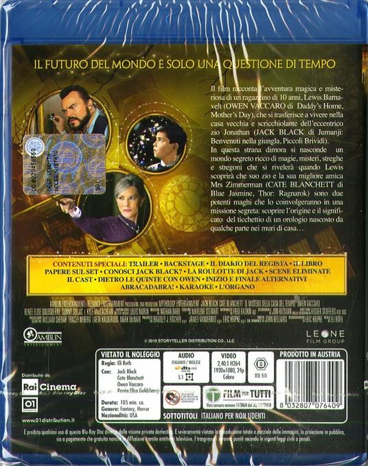 Il mistero della casa del tempo (Blu-ray) di Eli Roth - Blu-ray - 2