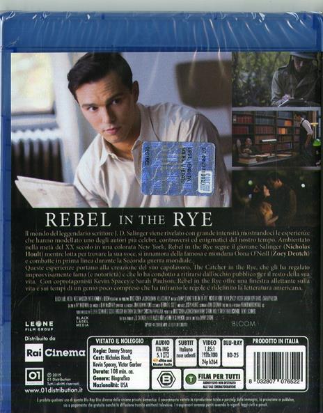 Rebel in the Rye (Blu-ray) di Danny Strong - Blu-ray - 2