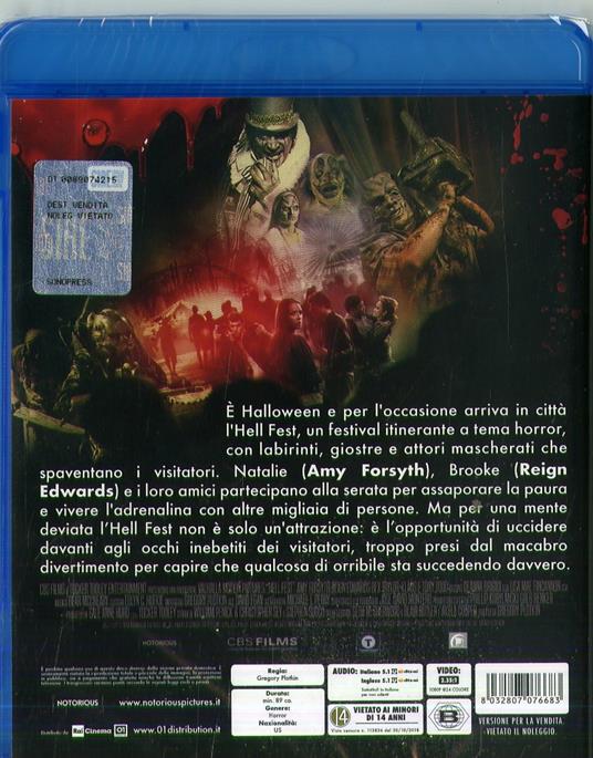 Hell Fest (Blu-ray) di Gregory Plotkin - Blu-ray - 2