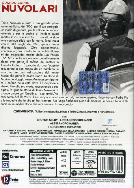 Quando corre Nuvolari (DVD) di Tonino Zangardi - DVD - 2