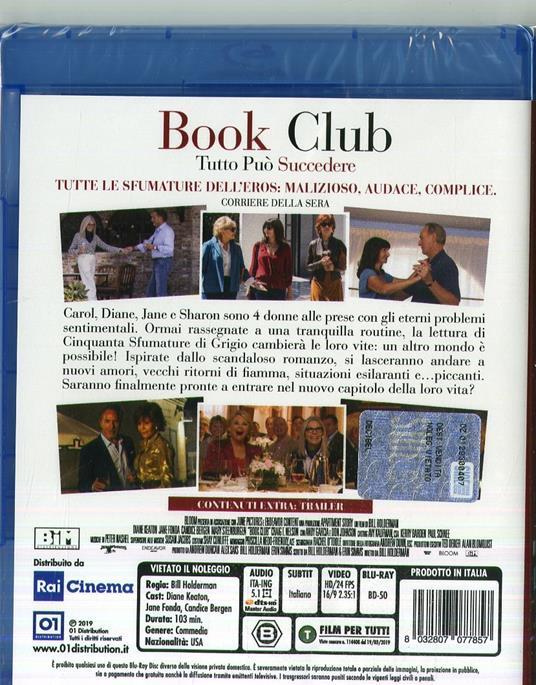 Book club. Tutto può succedere (Blu-ray) di Bill Holderman - Blu-ray - 2