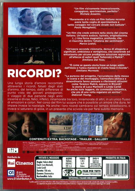 Ricordi? (DVD) di Valerio Mieli - DVD - 2