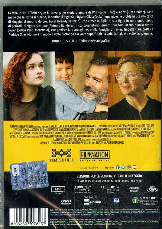 La vita in un attimo (DVD) di Dan Fogelman - DVD - 2