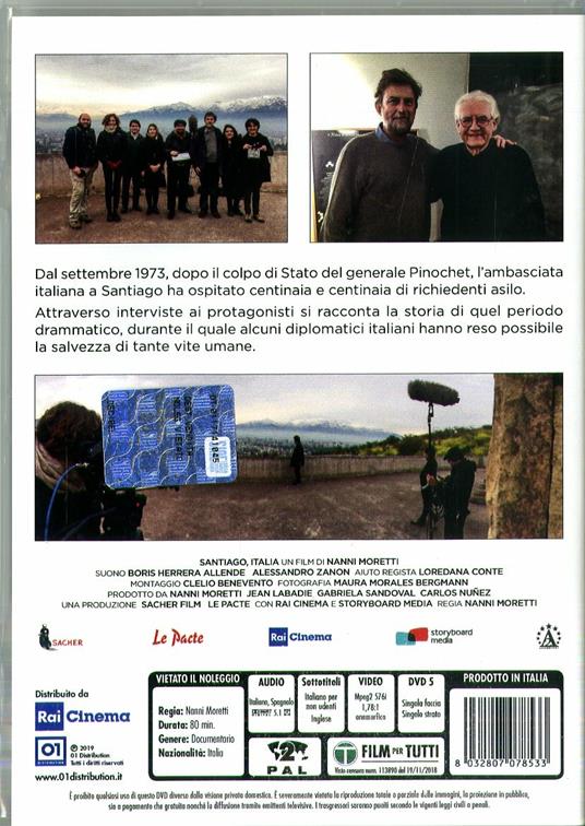 Santiago, Italia (DVD) di Nanni Moretti - DVD - 3