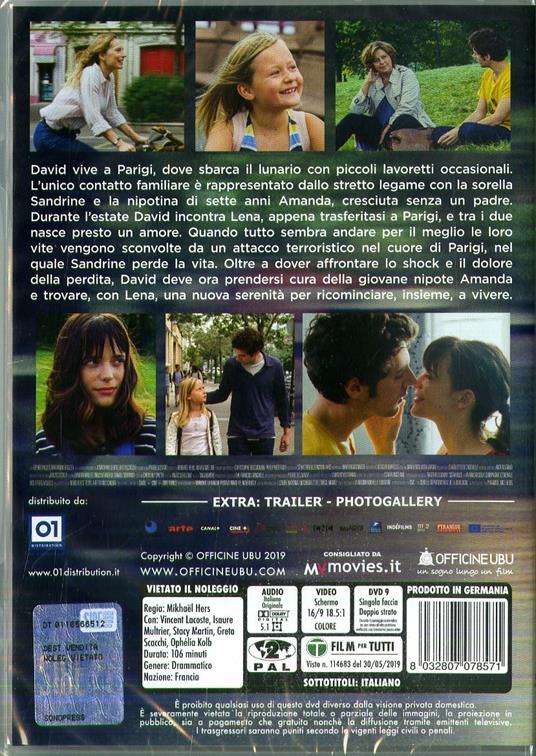 Quel giorno d'estate (DVD) di Mikhaël Hers - DVD - 2