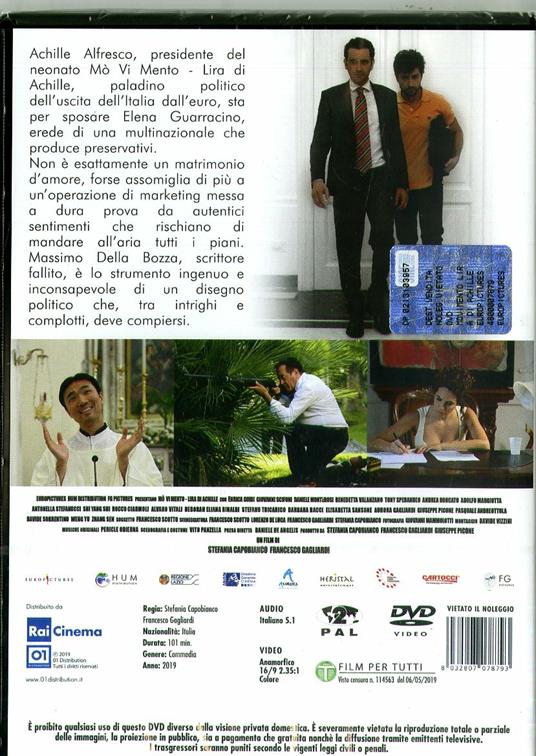 Mò vi mento. Lira di Achille (DVD) di Francesco Gagliardi,Stefania Capobianco - DVD - 2