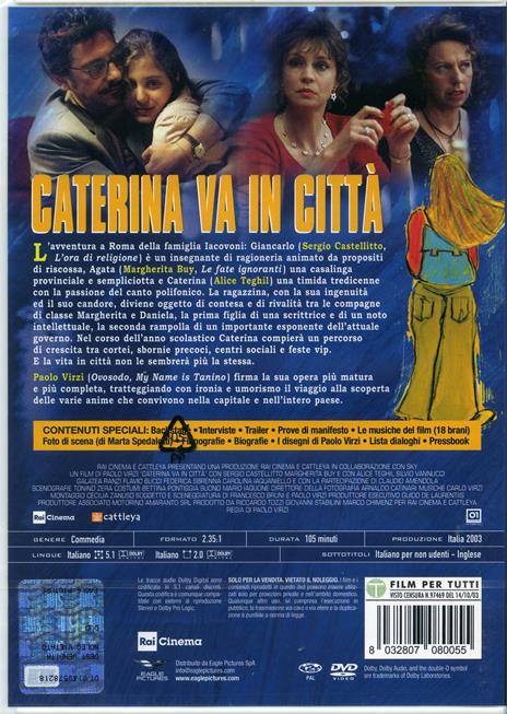 Caterina va in città (DVD) di Paolo Virzì - DVD - 2