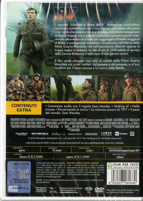 1917 (DVD) di Sam Mendes - DVD - 3