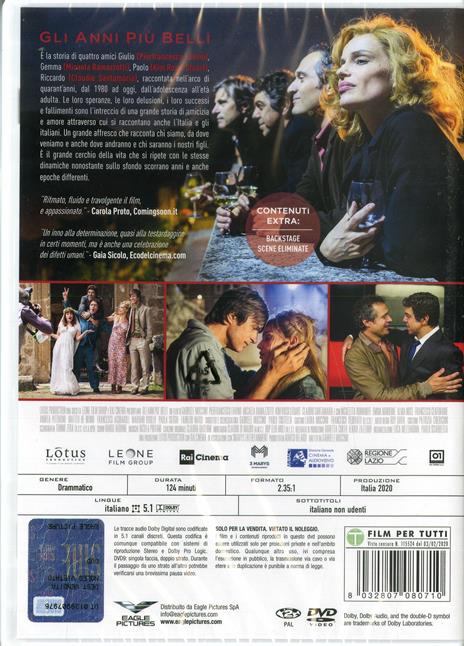 Gli anni più belli (DVD) di Gabriele Muccino - DVD - 2