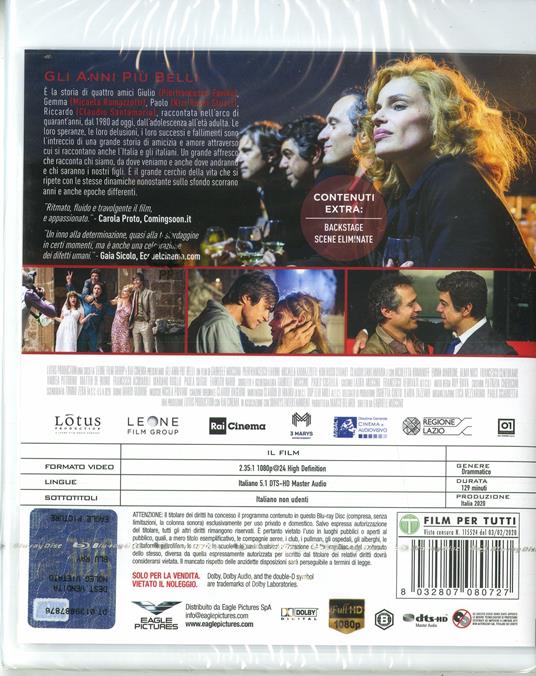 Gli anni più belli (Blu-ray) di Gabriele Muccino - Blu-ray - 2