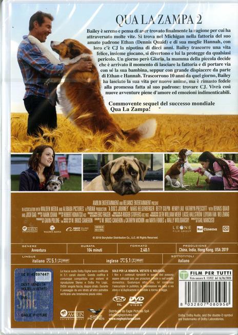 Qua la zampa 2. Un amico è per sempre (DVD) di Gail Mancuso - DVD - 2